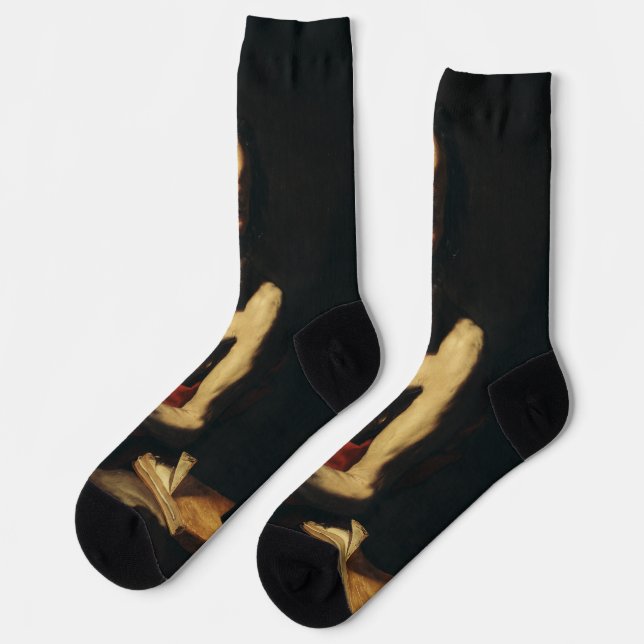 Chaussette Saint Jérôme par Jusepe de Ribera (Gauche)