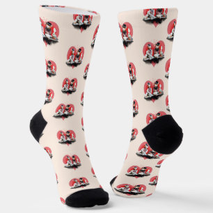 Chaussette Saint-Valentin Couple Rusé