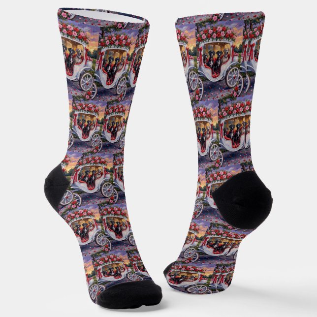 Chaussette Saint-Valentin pour chien Danois Géant (Angulaire)