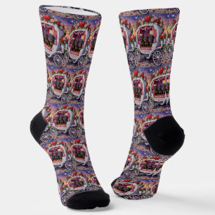 Chaussette Saint-Valentin pour chien teckel
