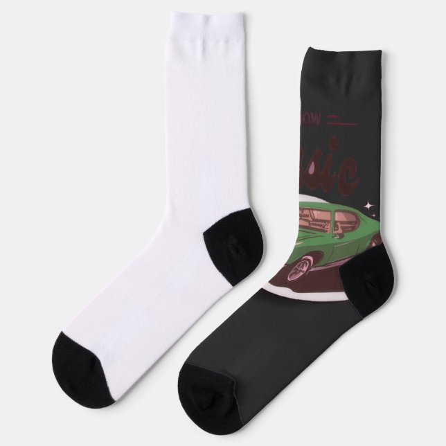 Chaussette Salon de voitures classiques  (Gauche)