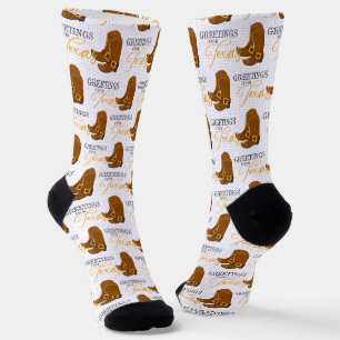 Chaussette Salutations De Texas Socks