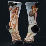 Chaussette Sandro Botticelli - Naissance de Vénus<br><div class="desc">Naissance de Vénus - Sandro Botticelli,  Tempera sur toile,  1485</div>