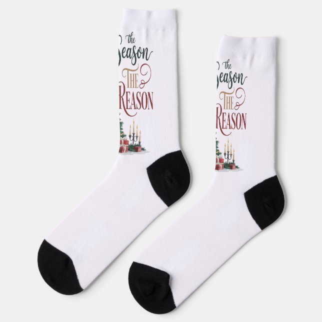 Chaussette Sapin de Noël La Saison La Raison (Gauche)