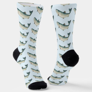 Chaussette Saumon de Californie par S.A. Kilbourne, Poisson V