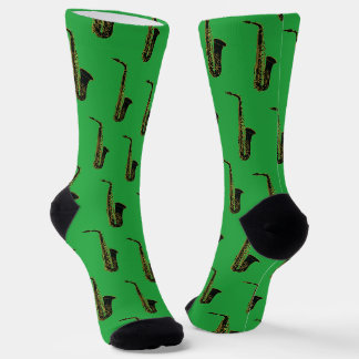 Chaussette Saxophone Alto sur Vert