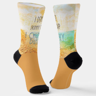 Chaussette Scène de plage idyllique et chaude de SlipperyJoe