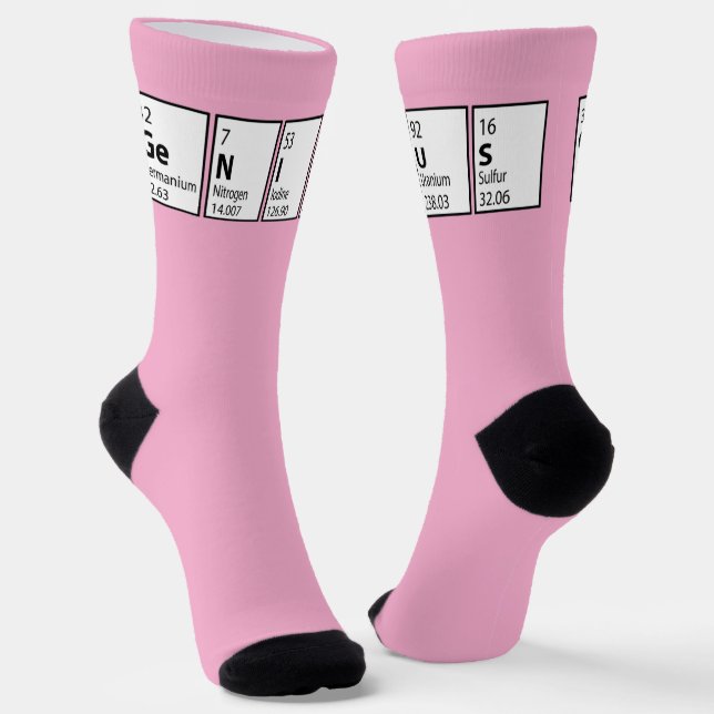Chaussette Science du génie Nerd (Angulaire)
