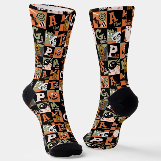 Chaussette Scooby-Doo | Motif Halloween (Angulaire)