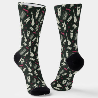 Chaussette Scooby Doo Punk Guitare et Motif Amp
