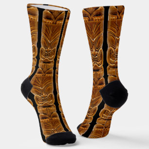 Chaussette Sculpture Tiki en or Thunder_Cove 
