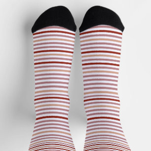 Chaussette Sentiers Echo Striped Durable Chaussettes - Rose
