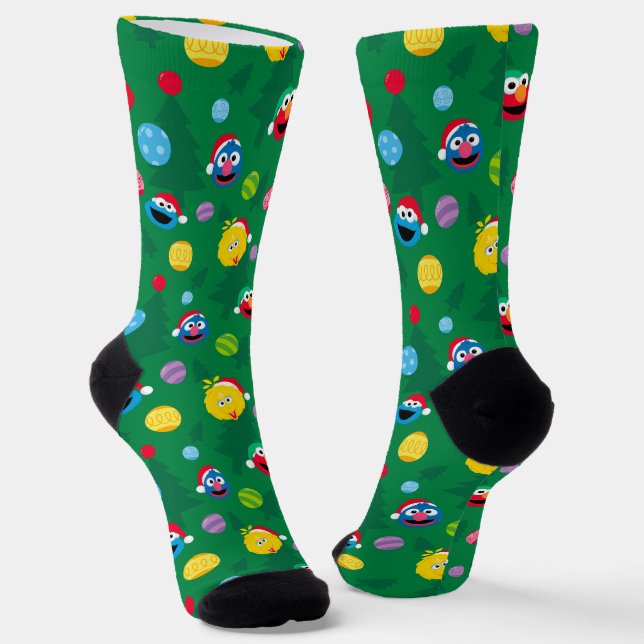 Chaussette Sesame Street Christmas Tree Motif (Angulaire)