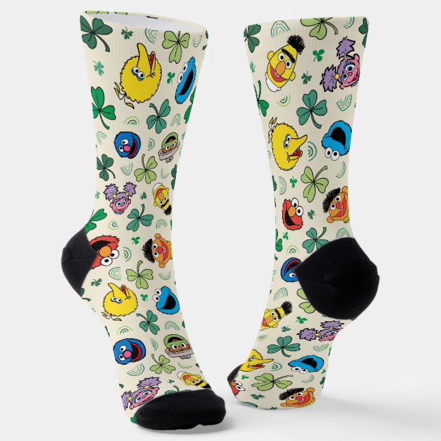 Chaussette Sesame Street St. Patrick's Day Motif (Angulaire)