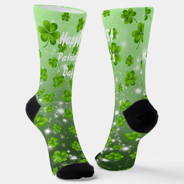 Chaussette Shamrock de la Saint-Patrick (Angulaire)