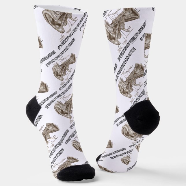 Chaussette Si vous ne pouvez pas entendre ce que je dis enten (Angulaire)