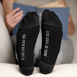Chaussette Si Vous Pouvez Lire Ceci Apportez Votre Texte Pers