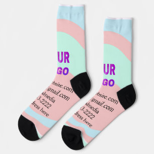 Chaussette simple et minimal ajouter votre logo/design ici te