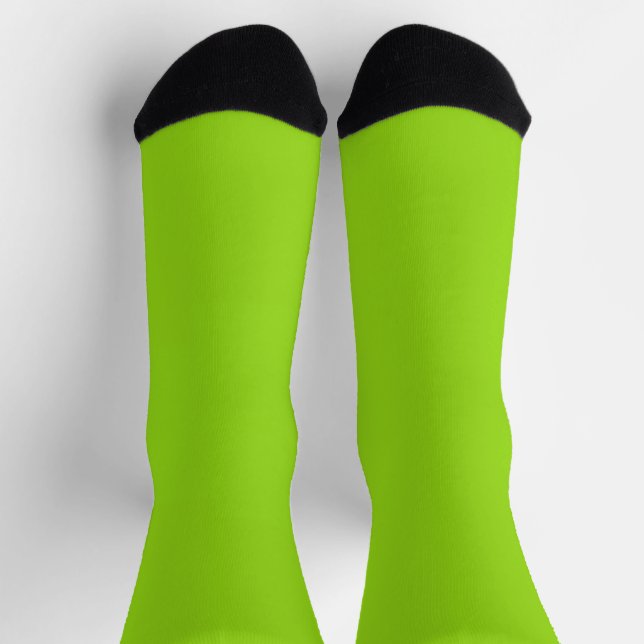Chaussette Simple vert uni (Haut)
