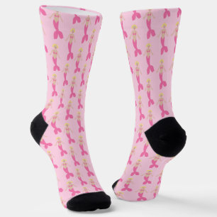 Chaussette Sirène D'Imaginaire Rose