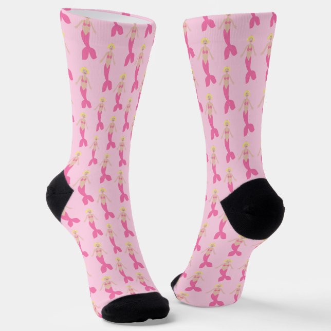 Chaussette Sirène D'Imaginaire Rose (Angulaire)
