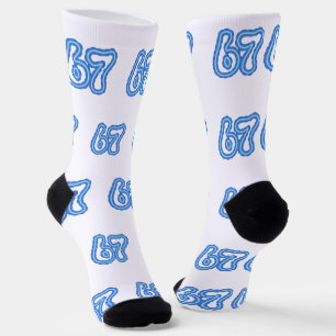 Chaussette Six Seven 6 7 Viral Six-Seven Mème