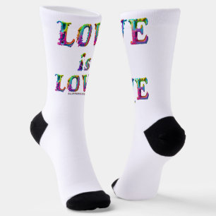 Chaussette SlipperyJoe l'amour est amour dégoulinant fondu dy