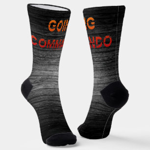 Chaussette SlipperyJoe's Going Commando audacieuse lettre ora