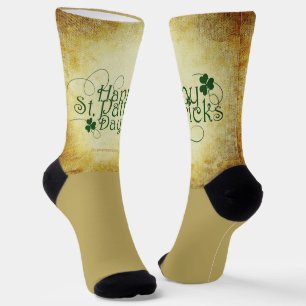 Chaussette SlipperyJoe's Happy St. Patrick's Day trois feuill