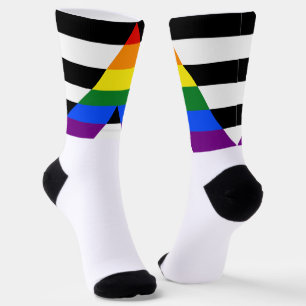 Chaussette SlipperyJoe's Straight Ally Drapeau gay cadeaux LG