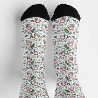 Chaussette Smile Santa Cross socks