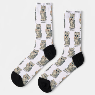 Chaussette Snow leopard - Purr-ello
