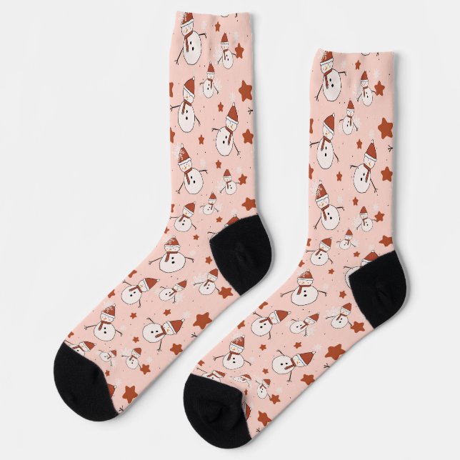 Chaussette Snowman Christmas Socks (Gauche)