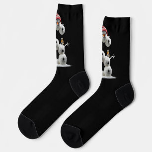 Chaussette Snowman-minion en forme de S