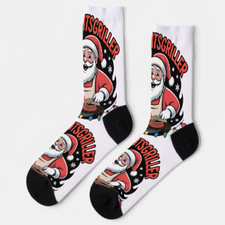 Chaussette Socken mit Weihnachtsmotiv