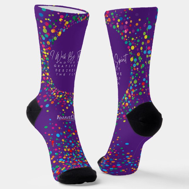 Chaussette SOCKS : Je marche par les Chaussettes Spirit (Angulaire)