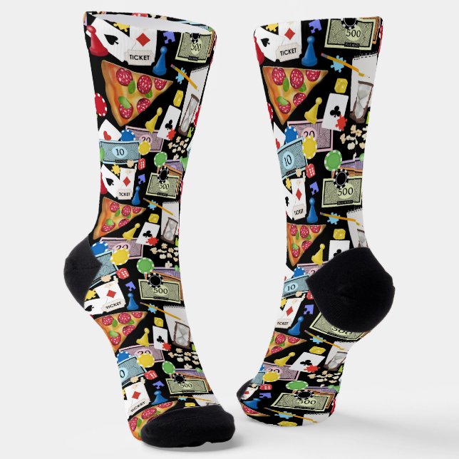 Chaussette Soirée de jeux de société (Angulaire)
