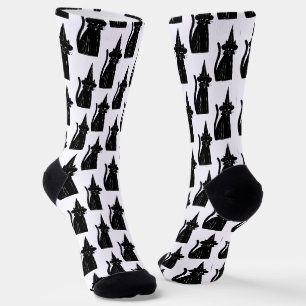 Chaussette Sorcière Chat