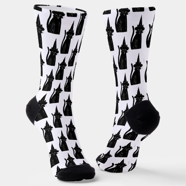 Chaussette Sorcière Chat (Angulaire)