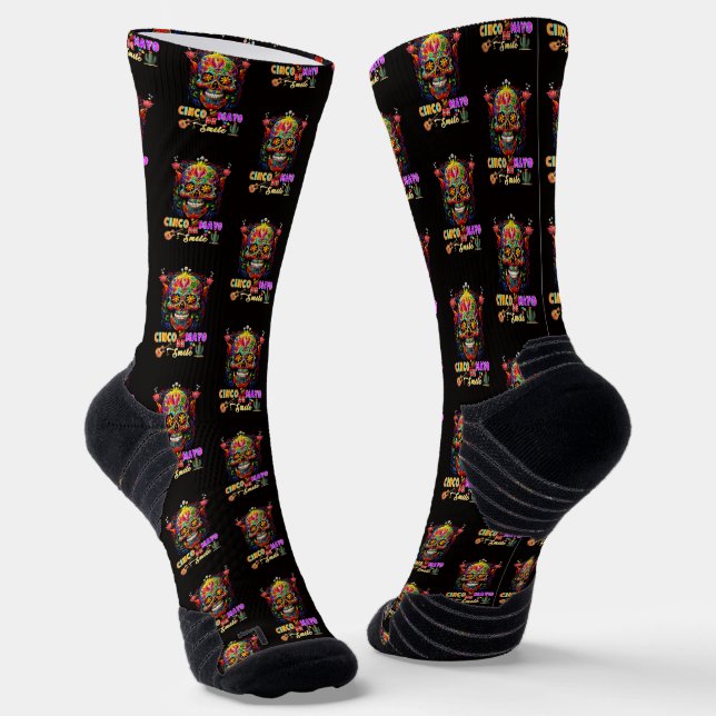Chaussette Sourire du Cinco De Mayo (Angulaire)