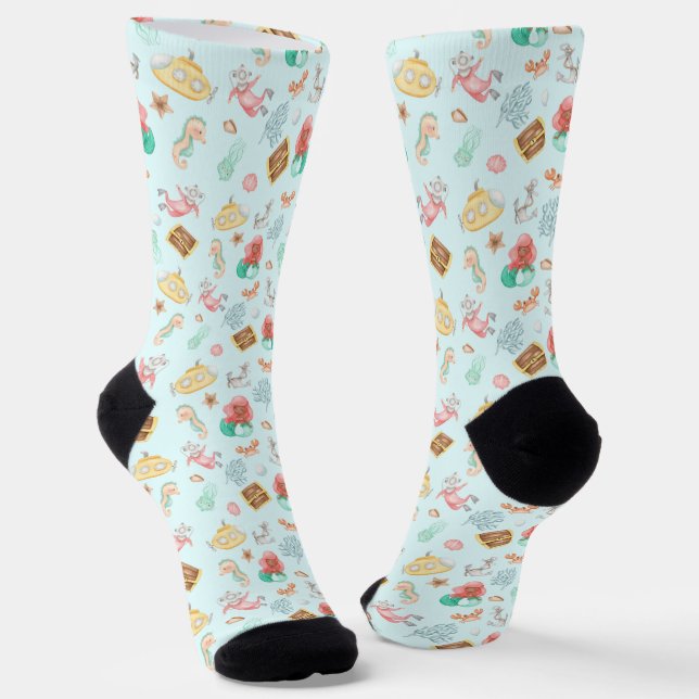 Chaussette Sous la mer (Angulaire)