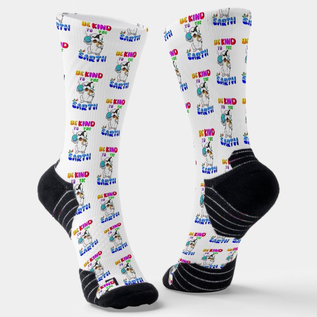 Chaussette Soyez Gentil avec la Terre (Angulaire)