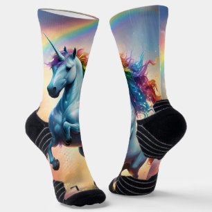 Chaussette Spectre Céleste : L'Arc de la Licorne Arc-en-Ciel