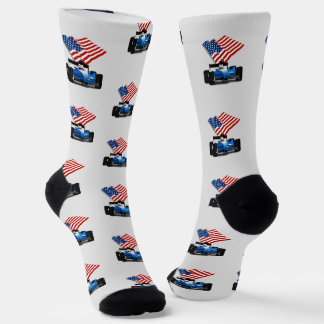 Chaussette Sport automobile Drapeau Américain