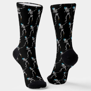 Chaussette Squelette de pirate Dabbing de famille Joyeux Hall