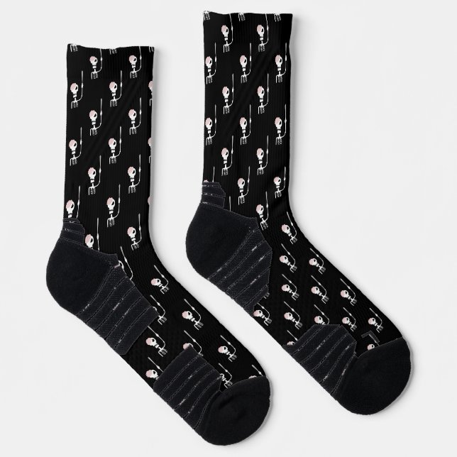 Chaussette Squelette d'Halloween avec épée (Droite)