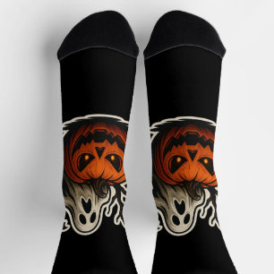 Chaussette Sticker Halloween éffrayant