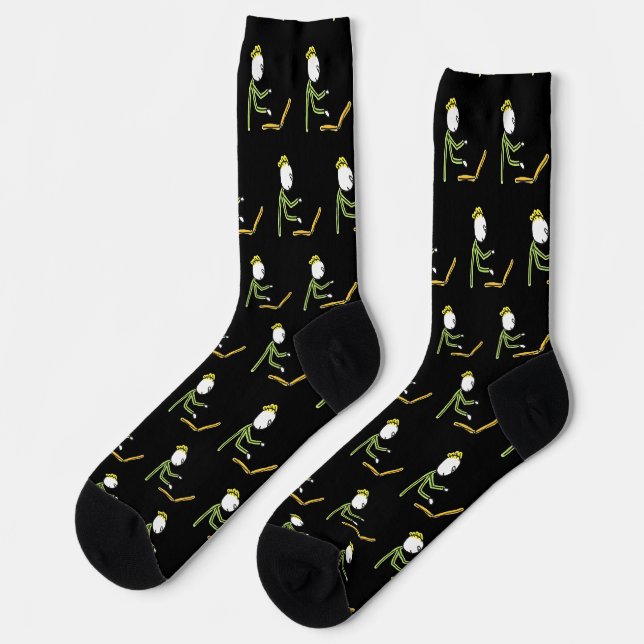Chaussette Stickman Tech Guy (Gauche)