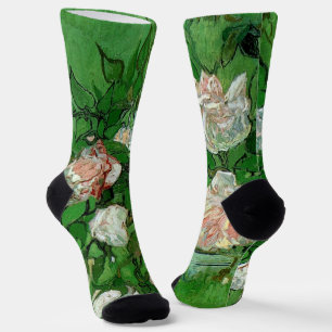Chaussette Still Life : Roses roses roses de Vincent van Gogh
