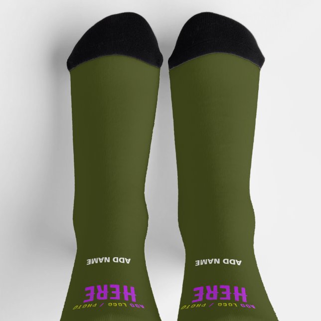 CHAUSSETTE STYLISH MODERNE ARMÉE VERT VÉRIFIÉ MARQUE (Haut)